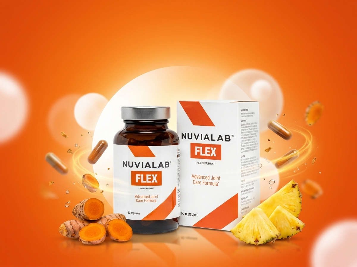 NuviaLab Flex advanced joint care formula promotional banner